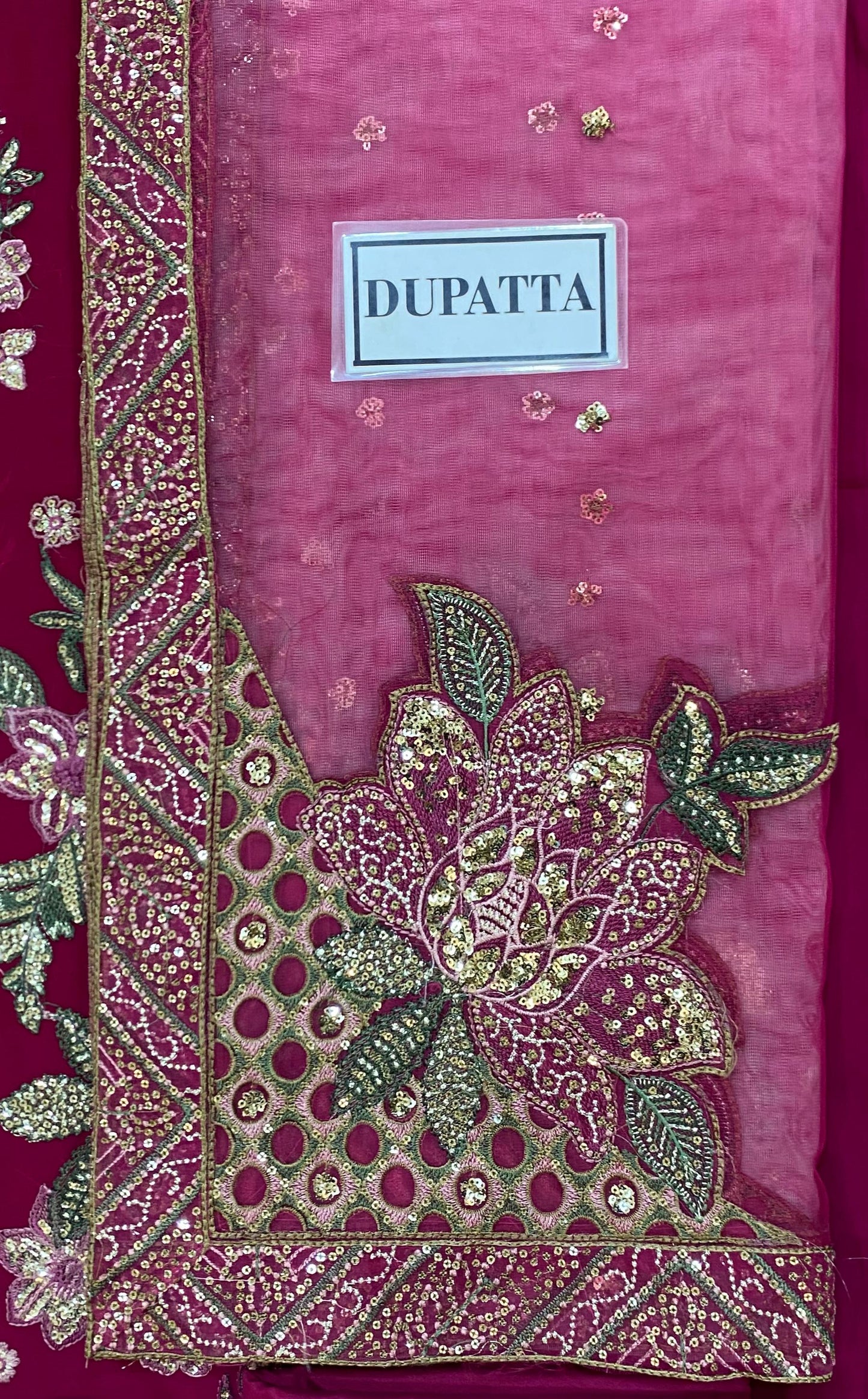 Luxury Chiffon 4 Piece Unstitched Dress