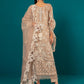 Luxury Organza Embroidered 3 Piece Unstitched Dress - Party Wear