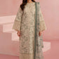 Chicken Kari Embroidered Lawn 3 Piece Unstitched Suit AL-KYLON-25 - Summer Collection