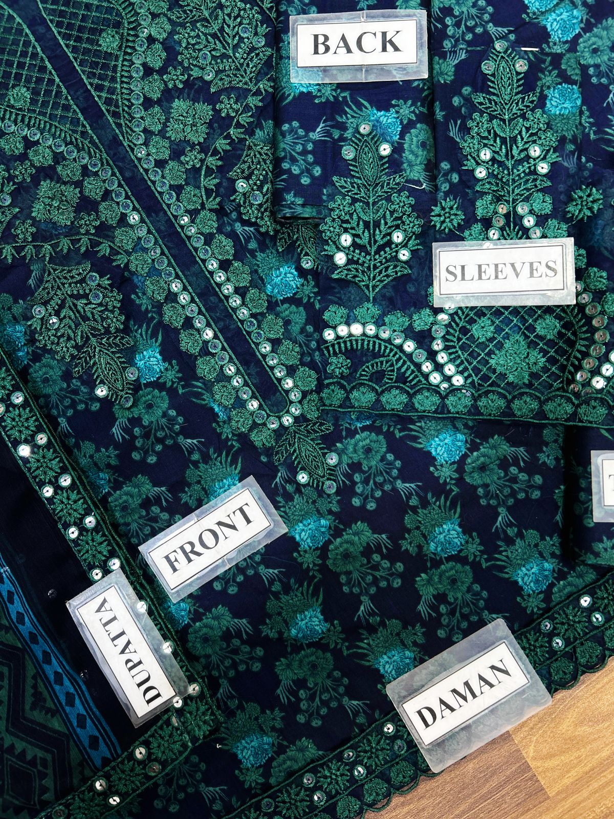 Luxury Lawn Embroidered 3 Piece Unstitched - BLS-55