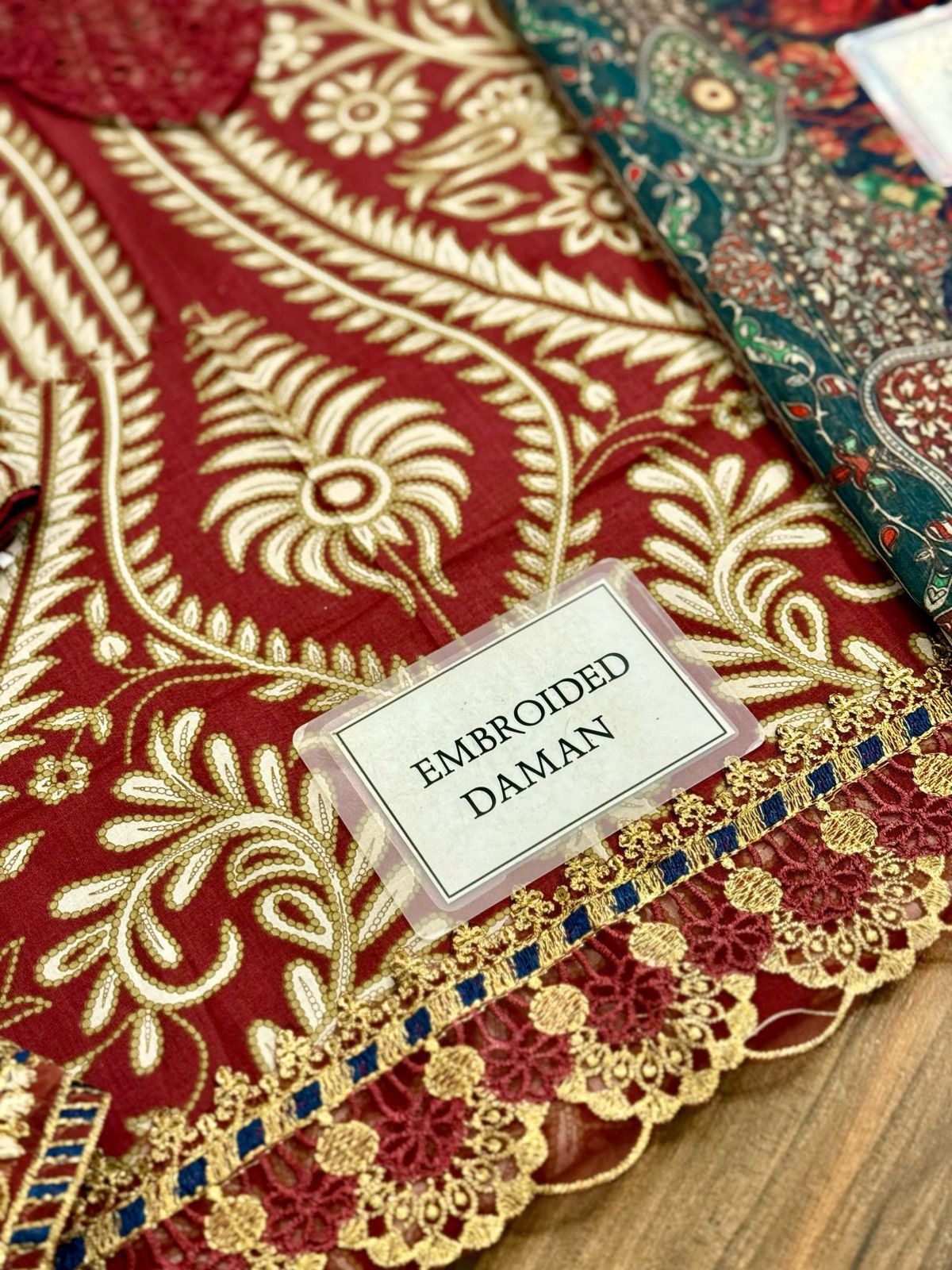 Embroidered Lawn 3 Piece Unstitched Suit MBL-MPT-2512-A-25 - Summer Collection