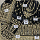 Black Soft Net Mexi Fully Heavy Embroidered - AF - Party Wear