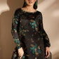Jet Black Formal Collection Indian Raw Silk Unstitched 3 Piece