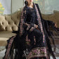 Black Luxury Embroidered Chiffon 3 Piece Unstitched Suit