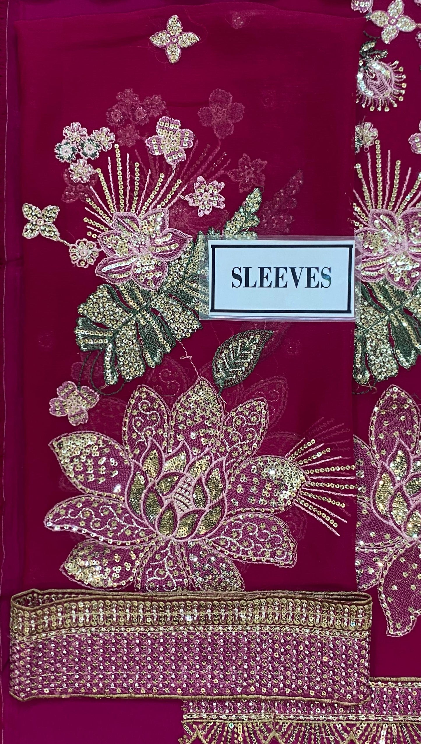 Luxury Chiffon 4 Piece Unstitched Dress