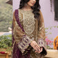 Embroidered Chiffon 3 Piece Unstitched Suit AL-Party Wear