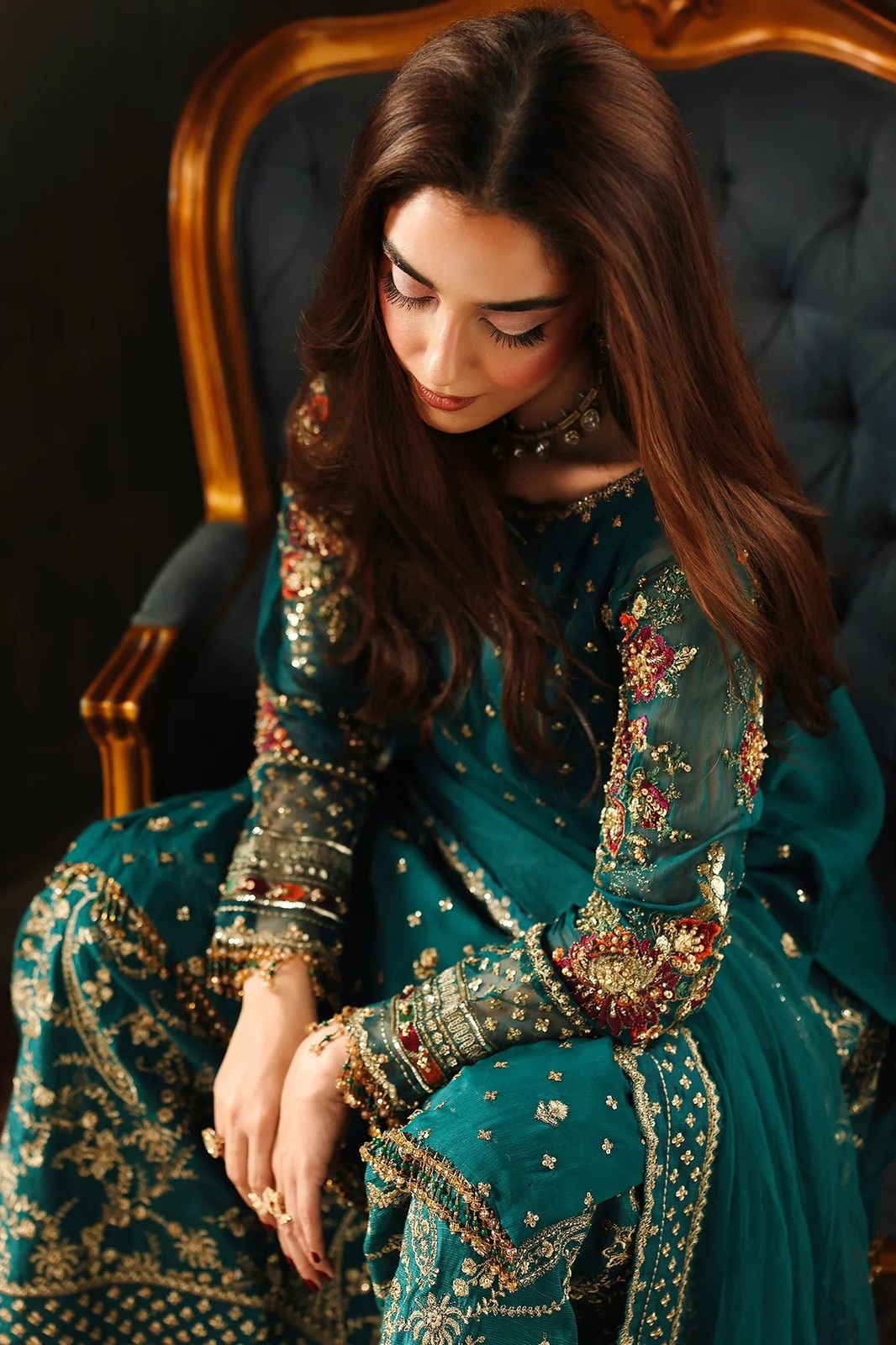 Luxury Chiffon 3 Piece Unstitched Dress - CHZ