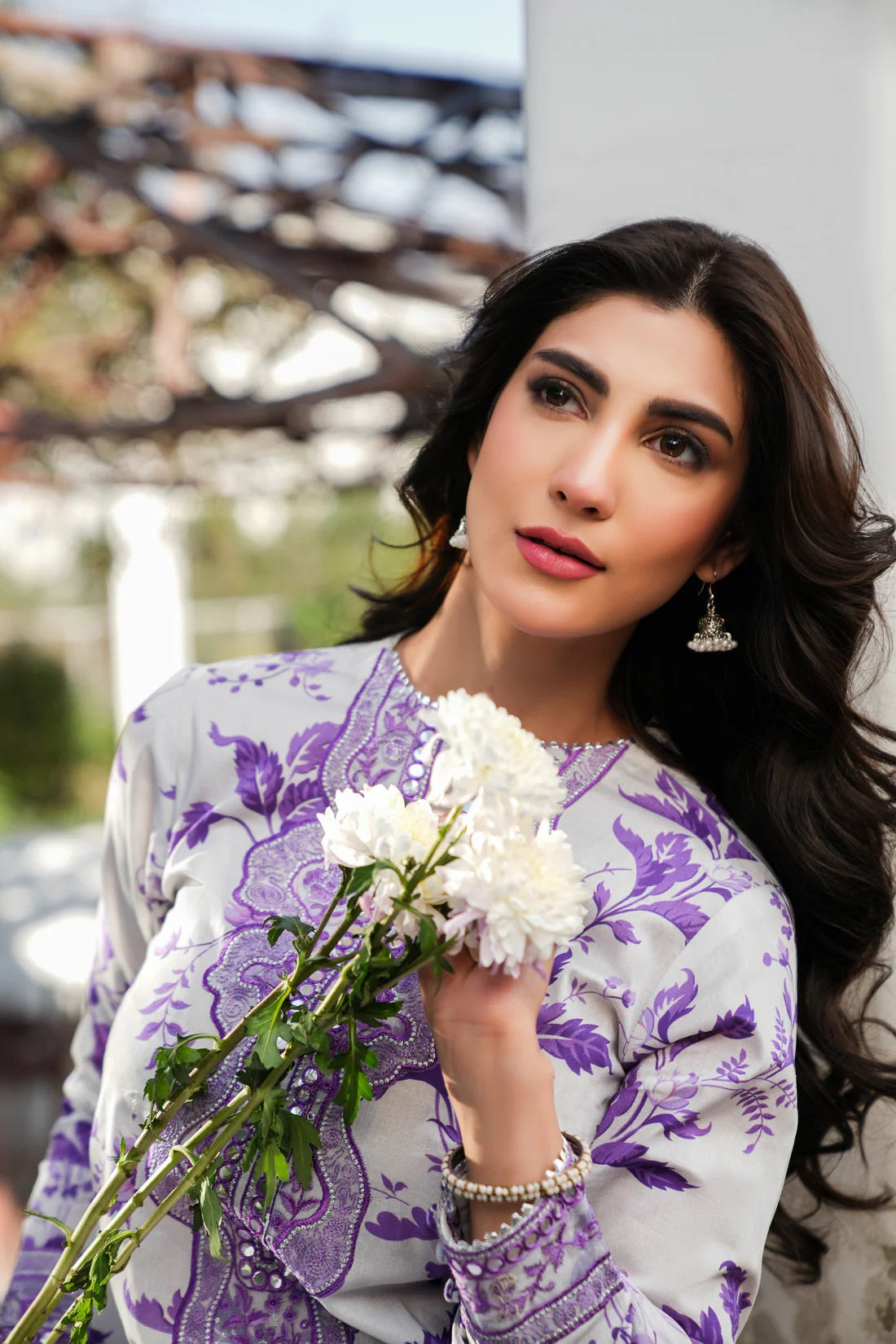 Embroidered Lawn 3 Piece Unstitched Suit ACL-LUX-01-25 - Summer Collection