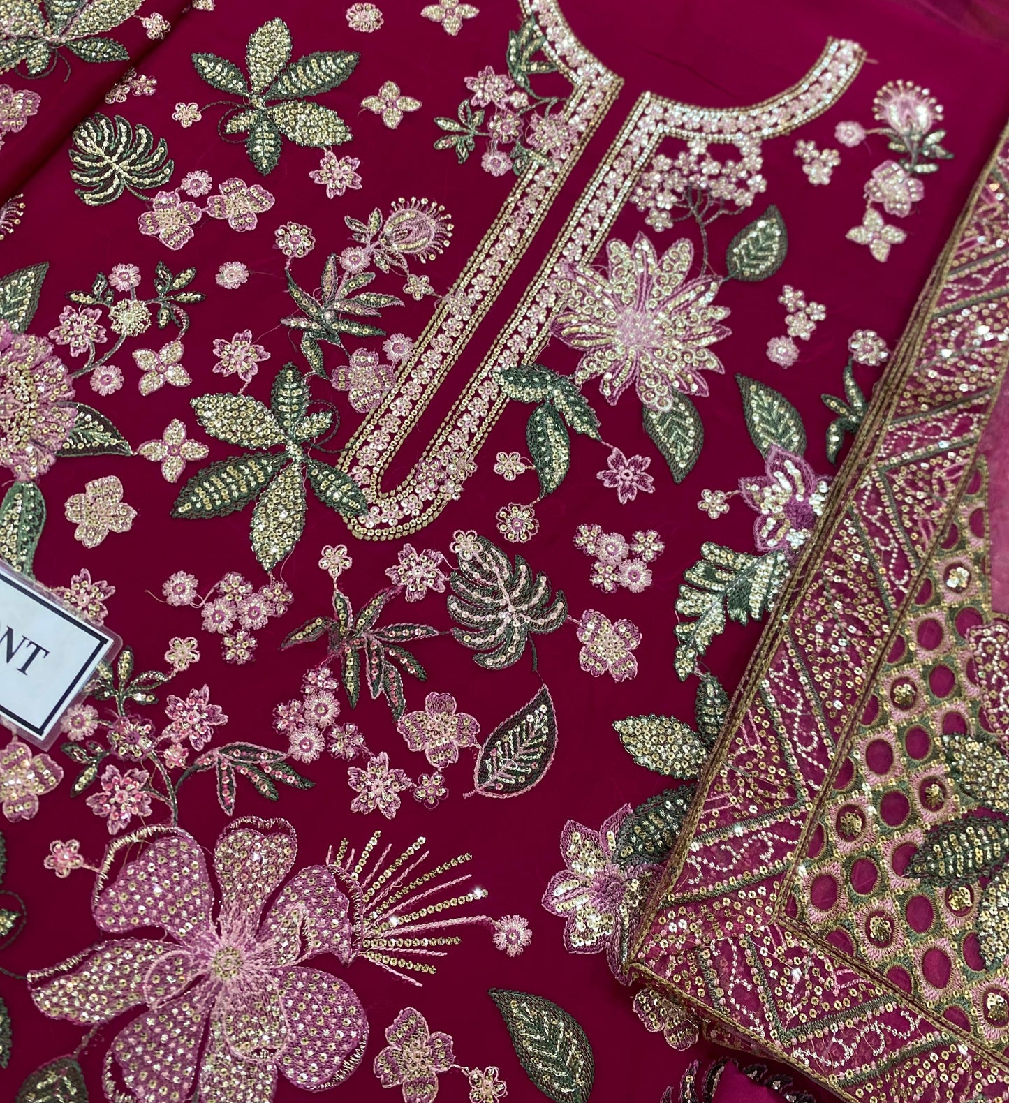 Luxury Chiffon 4 Piece Unstitched Dress