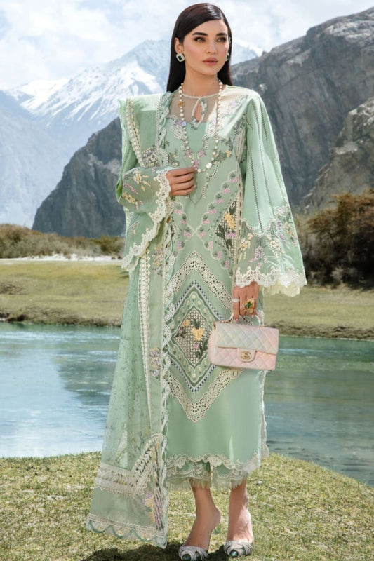 Embroidered Lawn 3 Piece Unstitched Suit CSSL-D02-B - Summer Collection