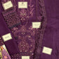 Embroidered Chiffon 3 Piece Unstitched Suit MBC-102 - Party Wear