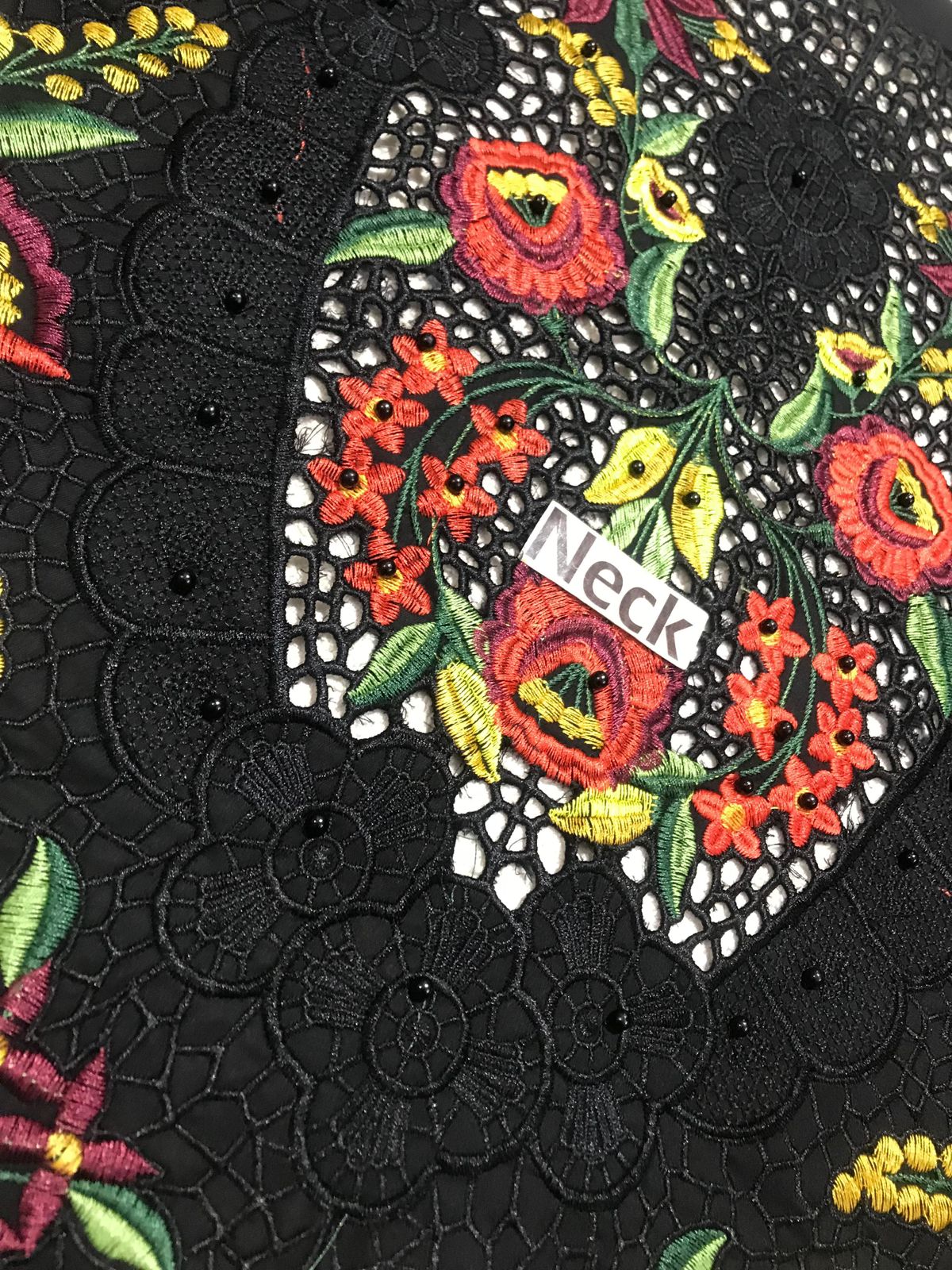 Black Luxury Lawn Chicken Kari Embroidered 3 Piece Unstitched