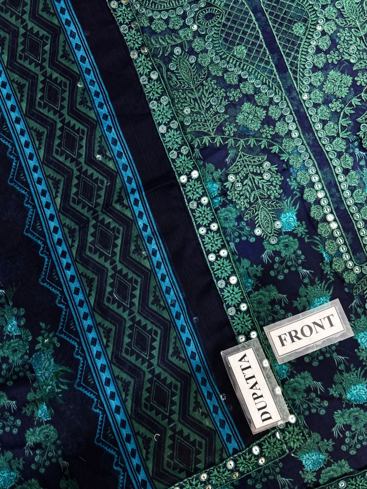 Luxury Lawn Embroidered 3 Piece Unstitched - BLS-55