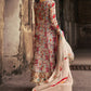 Embroidered Multi Floral Luxury Chiffon 3 Piece Unstitched Dress CHZ-Party Wear