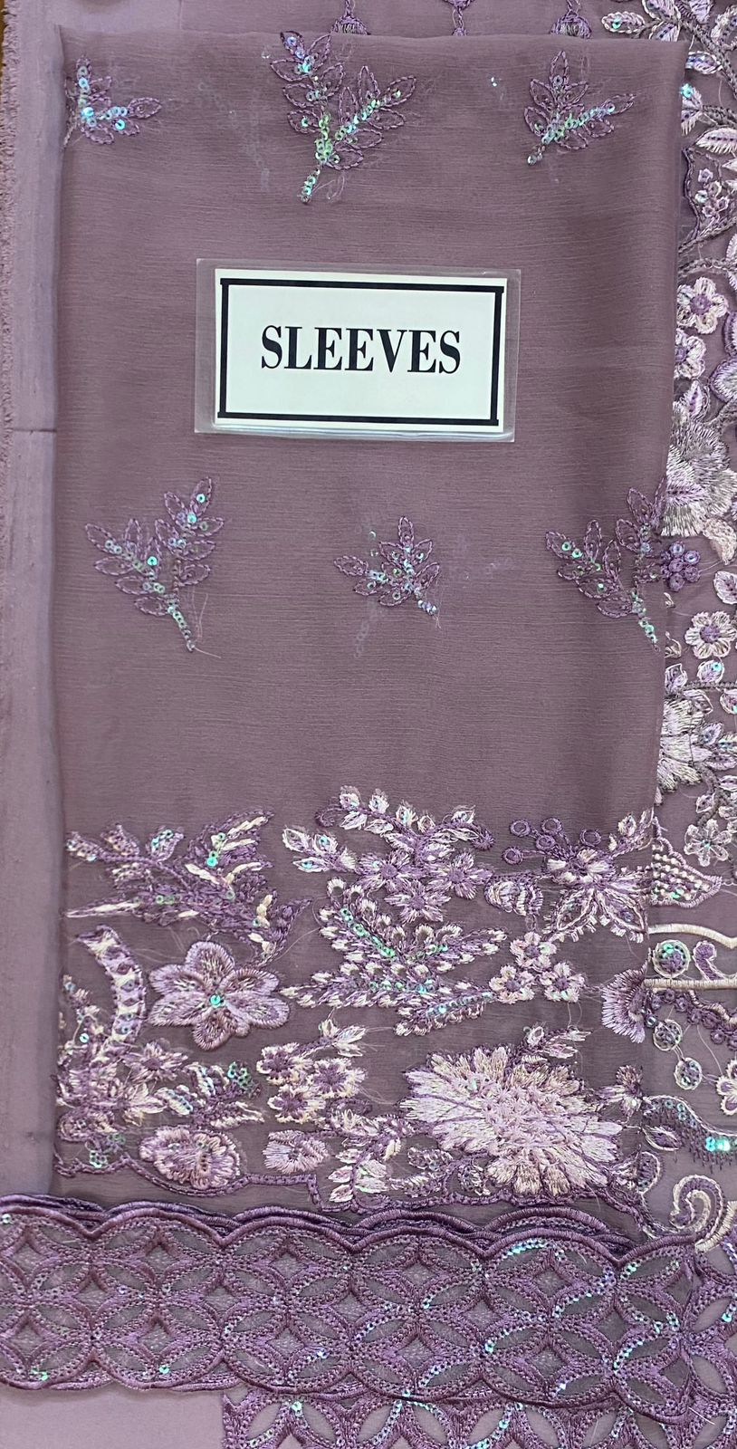 Heavy Embroidered Chiffon 3 Piece Unstitched Dress - Party Wear