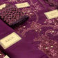 Embroidered Chiffon 3 Piece Unstitched Suit MBC-102 - Party Wear