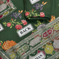 Green Printed Silk 3 Piece Unstitched Suit ACL-LUX-15-25 - Party Wear