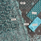 Sky Blue Embroidered Unstitched Soft Net Saree - Party Wear