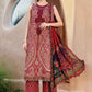 Embroidered Lawn 3 Piece Unstitched Suit MBL-MPT-2512-A-25 - Summer Collection
