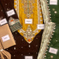 Embroidered Chiffon 3 Piece Unstitched Suit KBC-P-265 - Party Wear