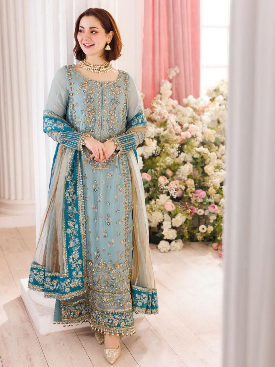 Luxury Chiffon Collection 3 Piece Unstitched