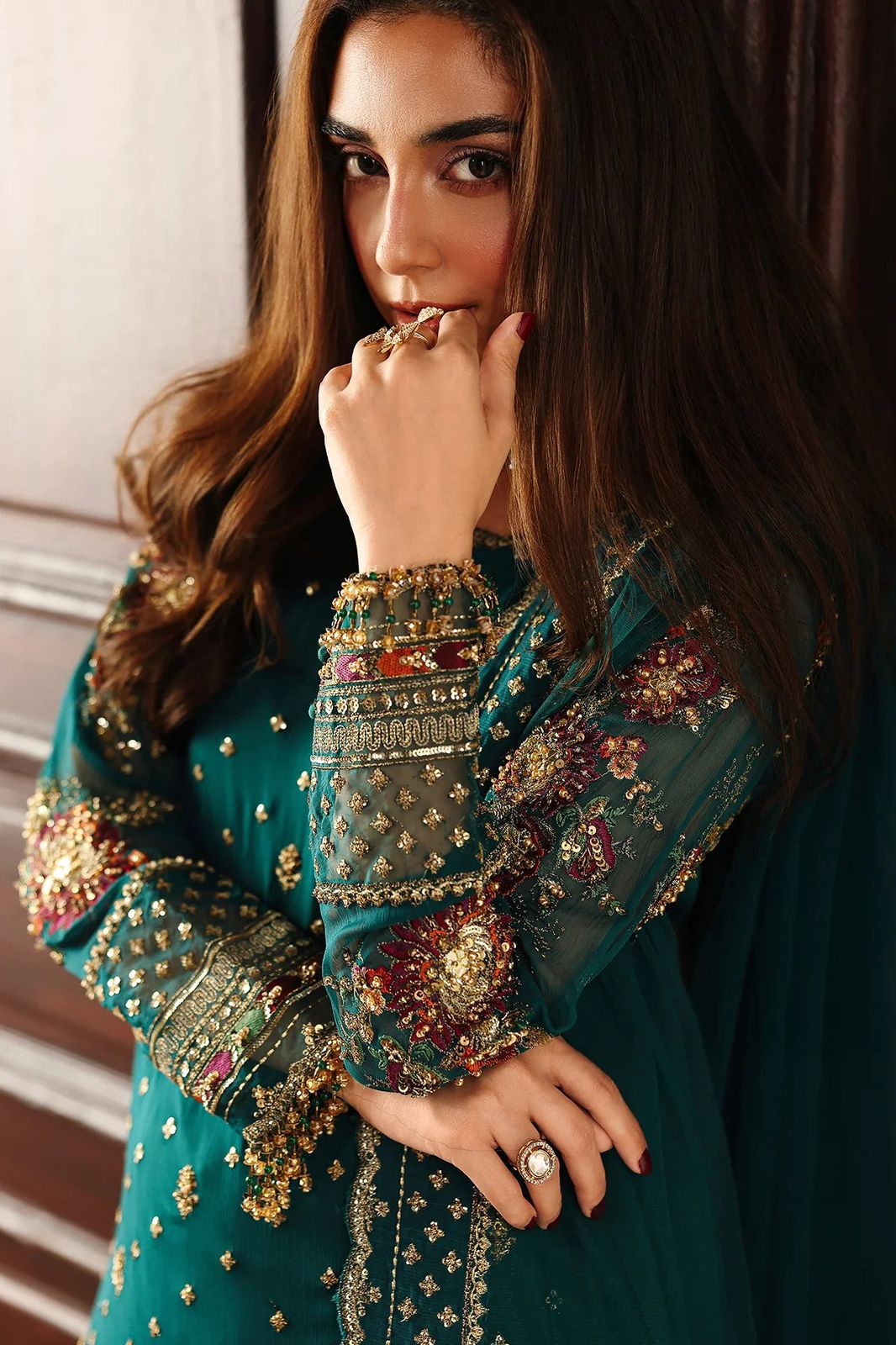 Luxury Chiffon 3 Piece Unstitched Dress - CHZ