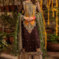 Embroidered Chiffon 3 Piece Unstitched Suit KBC-P-265 - Party Wear