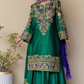 Bridal Raw Silk Unstitched 3 Piece Dress