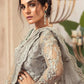Luxury Net Embroidered Unstitched Saree MB -Party Wear