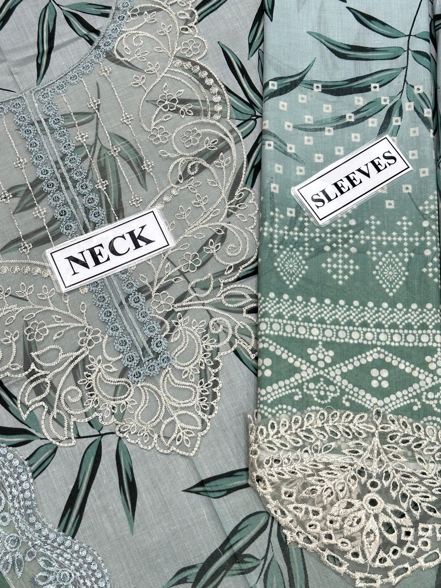 Lawn Embroidered 3 Piece Unstitched Dress- NP 608