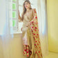 Wedding Festive Luxury Embroidered Organza Suits Unstitched - URWA