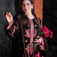 Black Luxury Velvet Suit 3 Piece Unstitched - Oceans