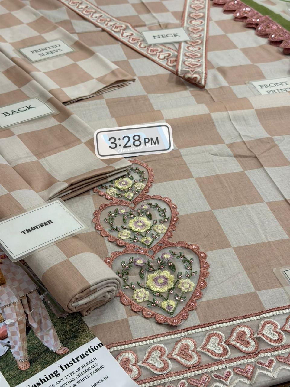 Embroidered Lawn 3 Piece Unstitched Suit MBL-MPT-2906-A-26 - Summer Collection