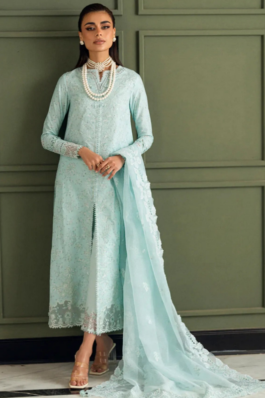 Chikankari Lawn Embroidered 3 Piece Unstitched Dress -CS-06 Neesha
