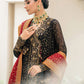 Black Wedding Festive Unstitched Emb Chiffon 3Piece Unstitched