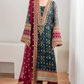 Luxury Embroidered Chiffon 3 Piece Unstitched Suit BC-SF-689 - Party Wear