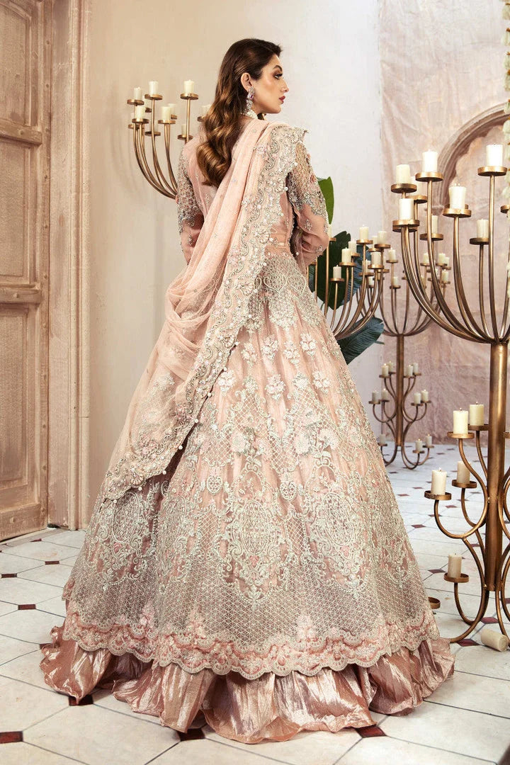 Luxury Net Maxi Embroidered 3 Piece Unstitched