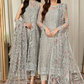 LUXURY NET Embroidered 4 Piece Unstitched Dress