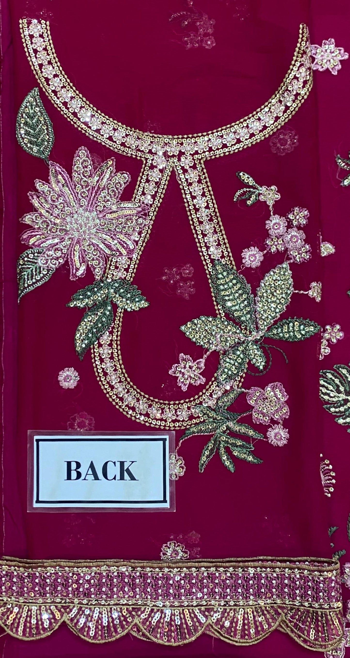 Luxury Chiffon 4 Piece Unstitched Dress