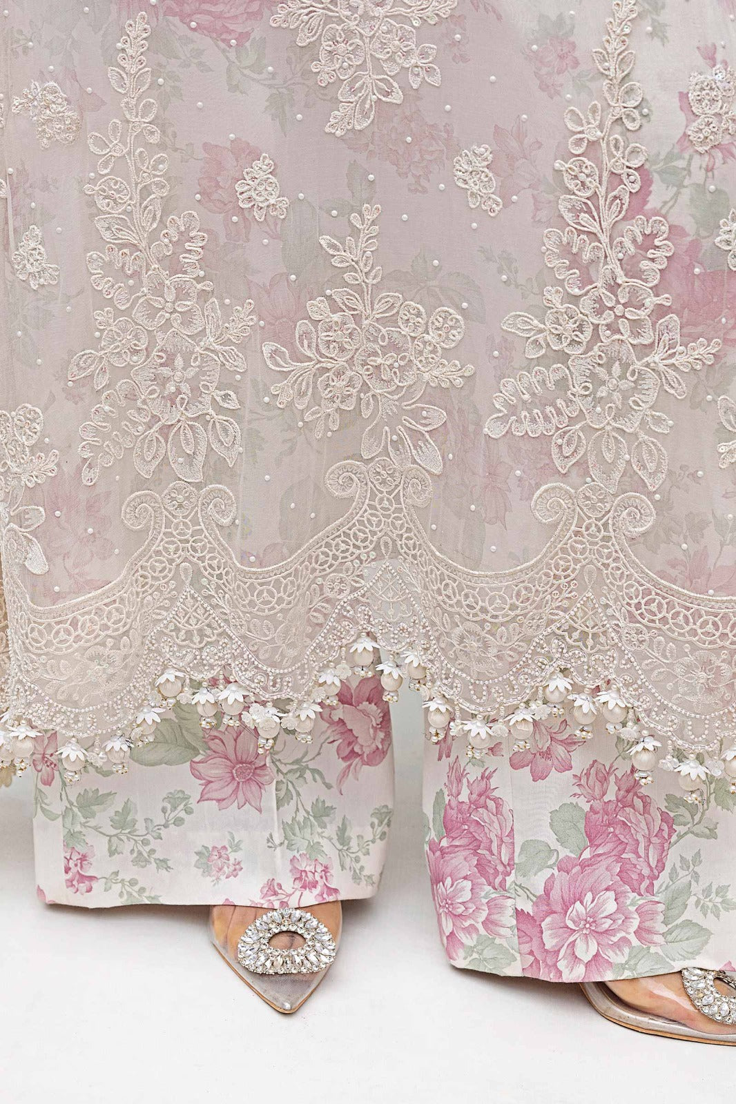 Embroidered Chiffon 3 Piece Unstitched Suit MBC-MPC-25-101 - Party Wear