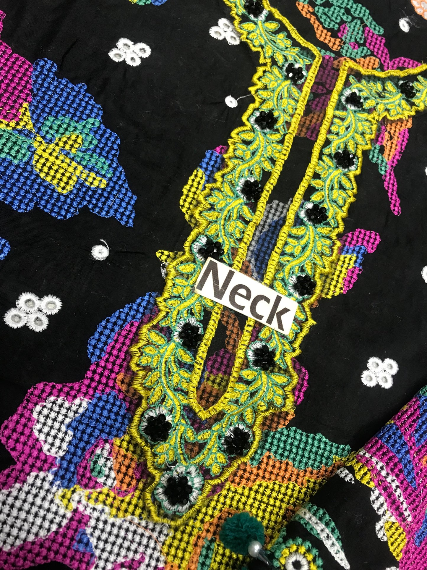 Black Chicken Kari Lawn 3 Piece Unstitched Suit -Amarin - Summer Collection