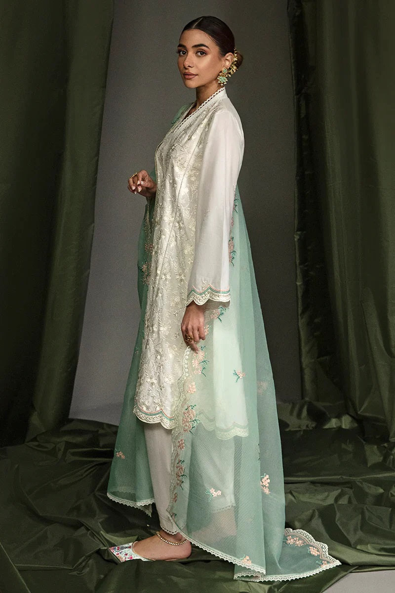 Fully Heavy Embroidered Lawn 3 Piece Unstitched - Summer Collection