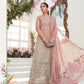 3D & Handwork Heavy Embroidered Chiffon Wedding Dress