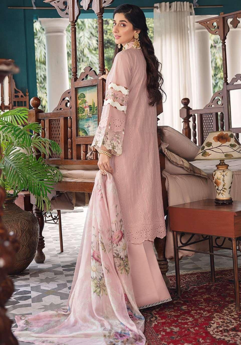 Chicken Kari Heavy Embroidered Lawn Unstitched 3 Piece Suit-EL- Summer Collection