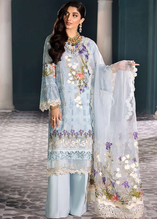 Embroidered Lawn 3 Piece Unstitched Suit -B-Marina-Summer Collection