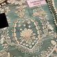 Sea Green Chiffon Embroidered Unstitched 3 Piece Suit - Party Wear