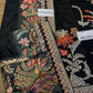 Black Embroidered Unstitched 3 Piece Lawn Suit MBC-605 Summer Collection