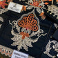 Black Embroidered Unstitched 3 Piece Lawn Suit MBC-605 Summer Collection