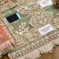 Pistachio Green Heavy Embroidered Unstitched 3 Piece Lehenga - Party Wear