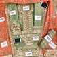 Pistachio Green Heavy Embroidered Unstitched 3 Piece Lehenga - Party Wear
